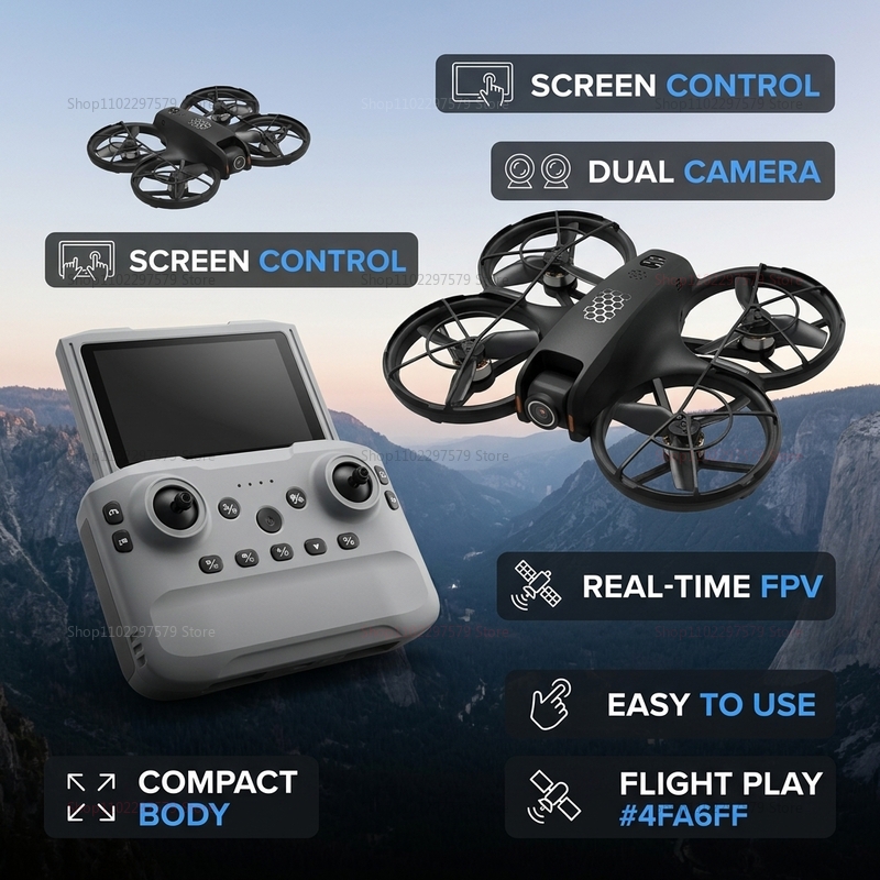 2026 NEW M5 Airplane Aerial Ph - огляд і ціна Drone Kit Tricopter